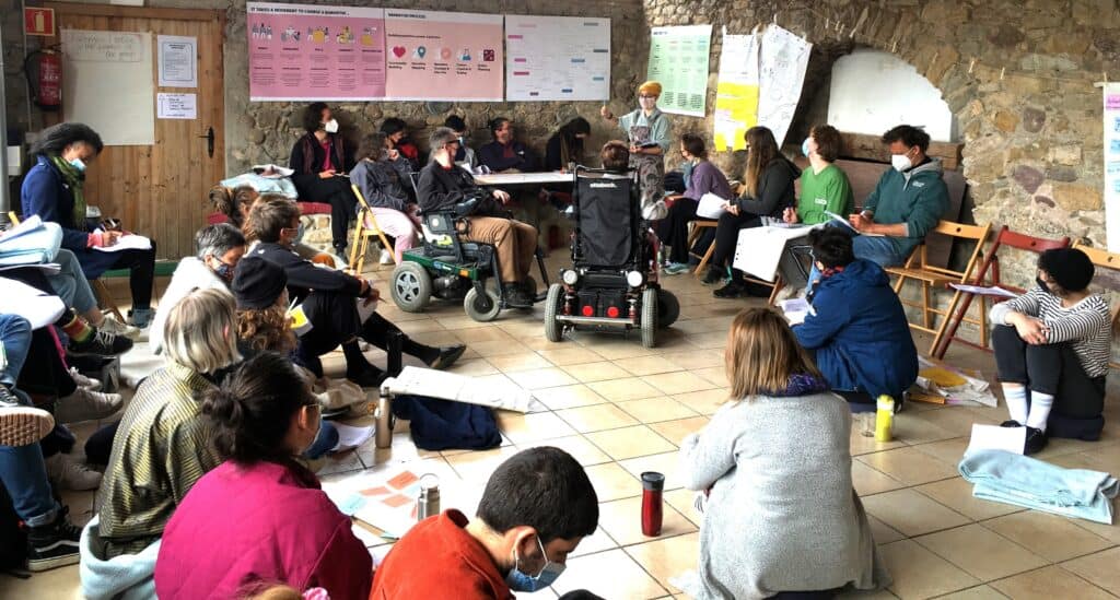 A workshop in progress